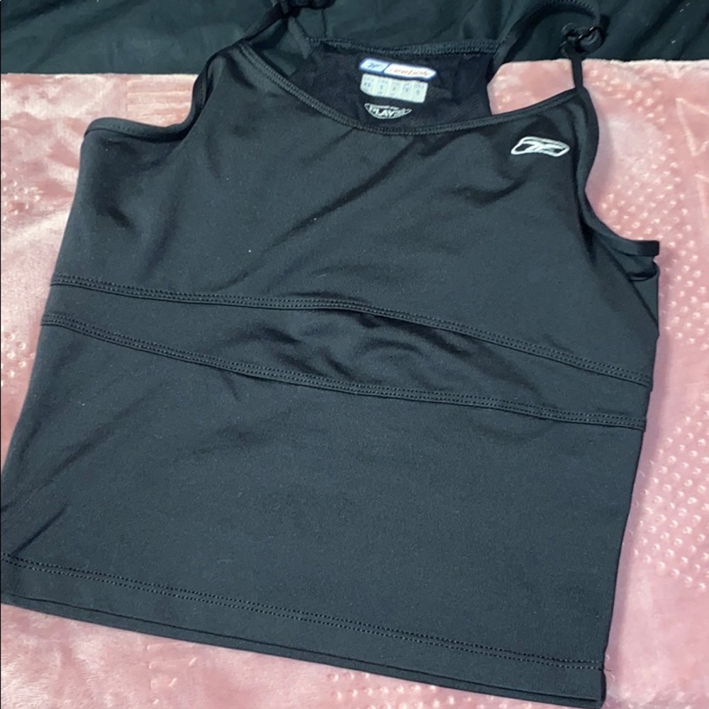Reebok black athletic tank top